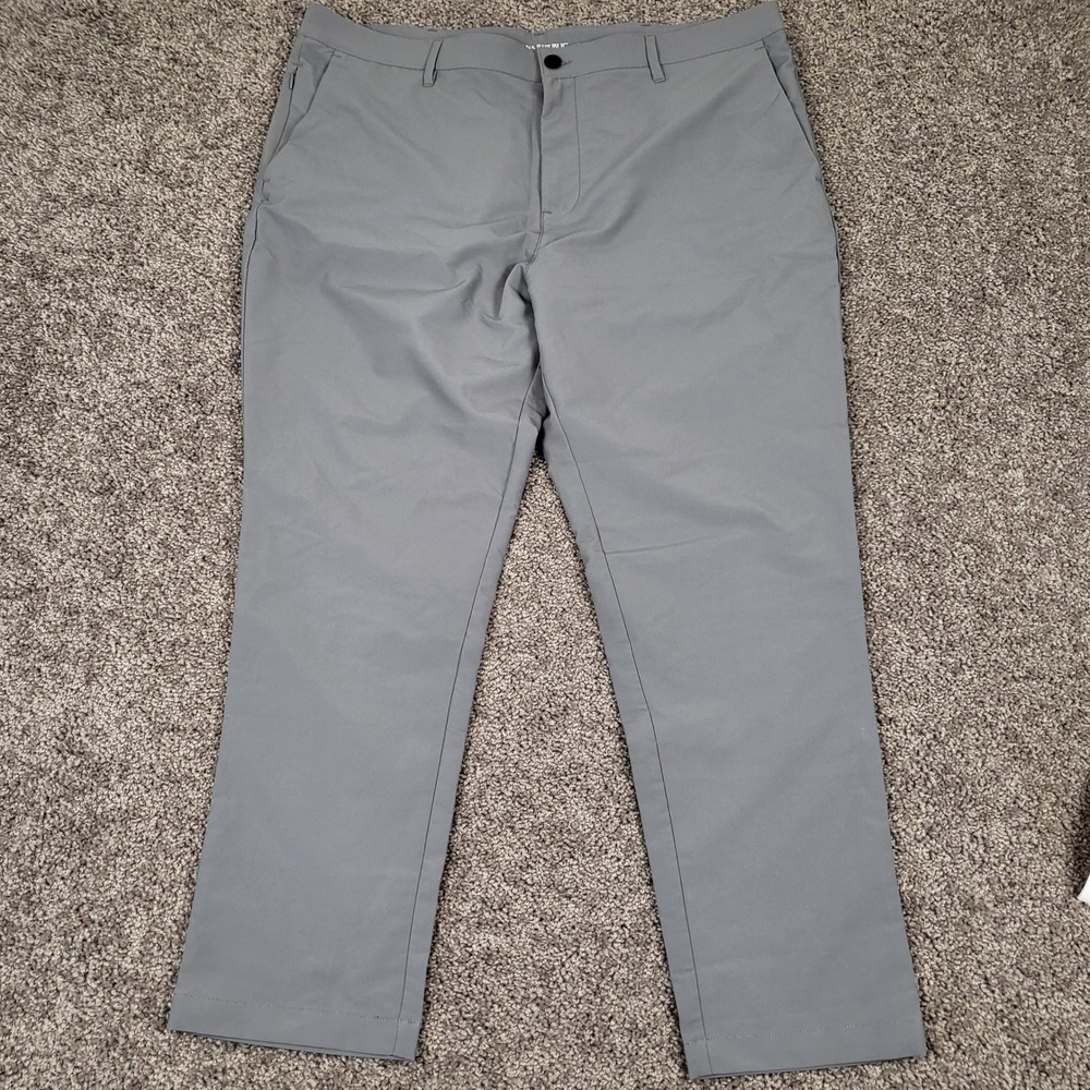 Banana Republic Chino Pants Mens 40x32 Gray Good Core Temp Performance Stretch